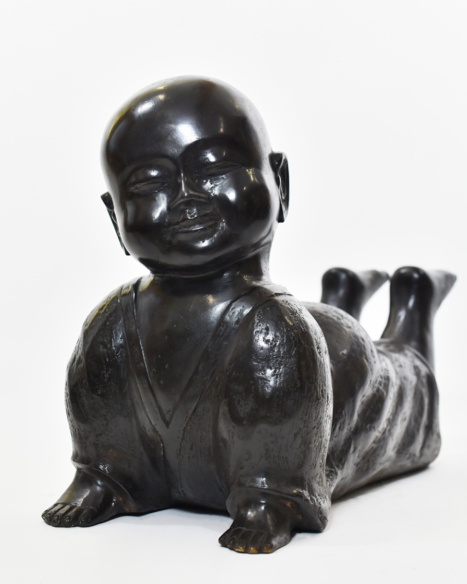 Bronze 'Peaceful Contentment' Home Ornament