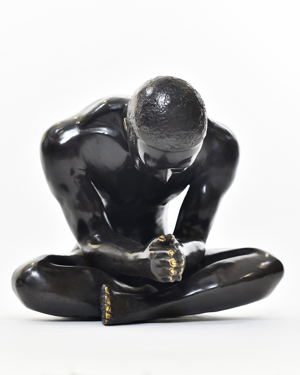 Bronze 'The Quiet Power' Home Ornament