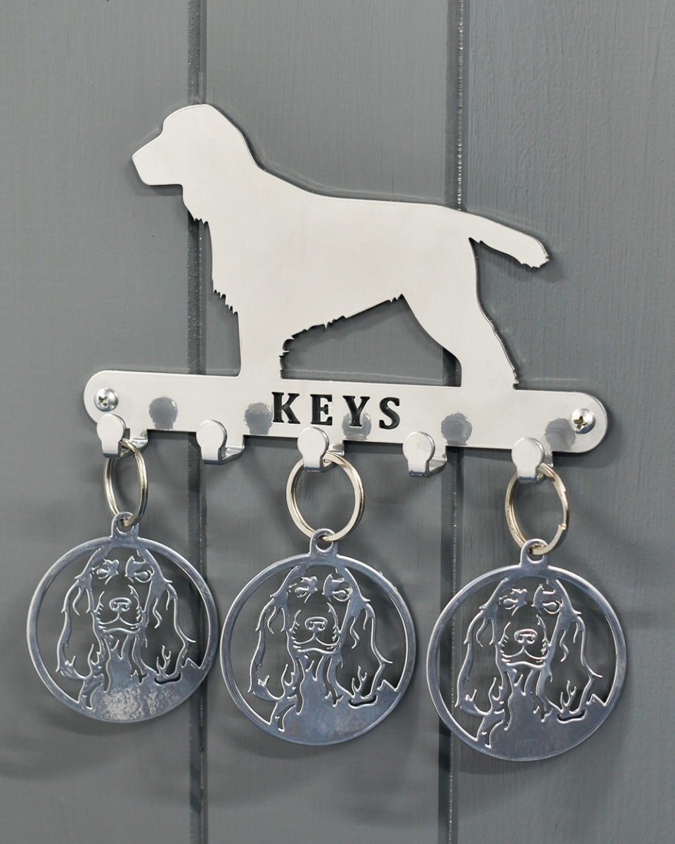 Cocker Spaniel Key Holder With Trio …