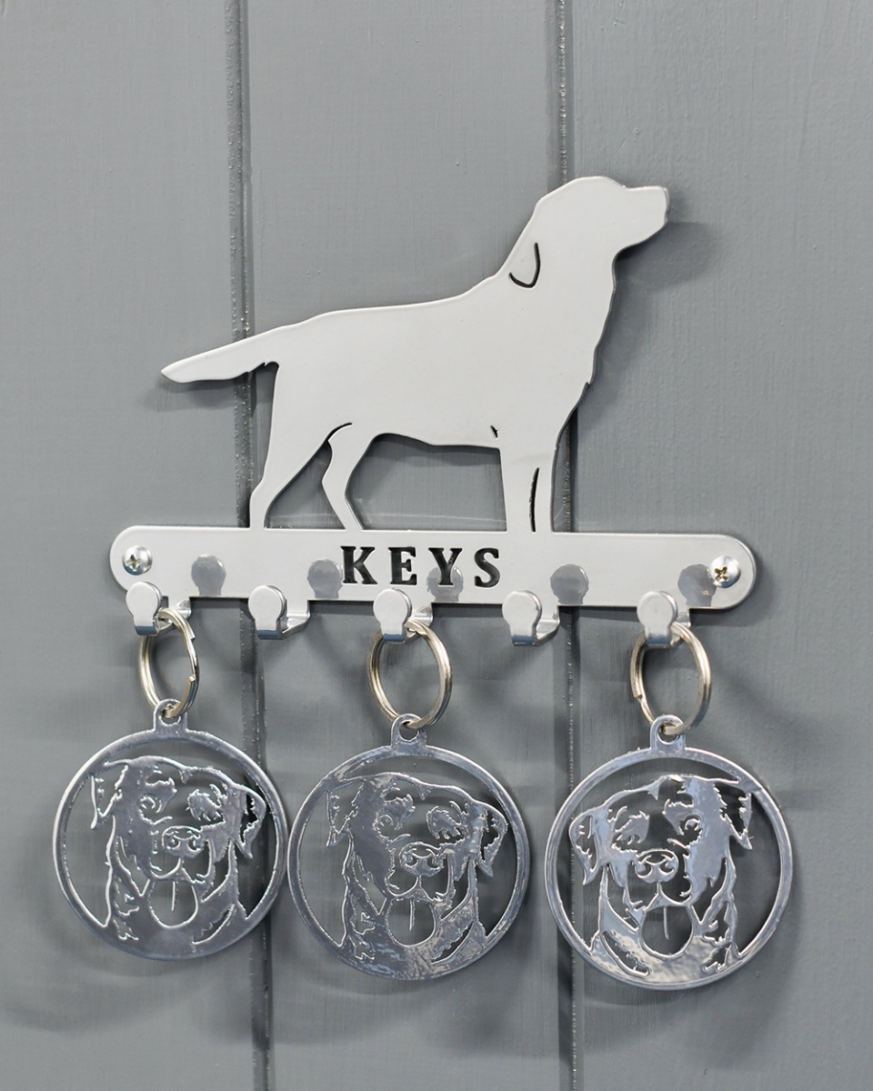 Labrador Key Holder With Trio Of Key…