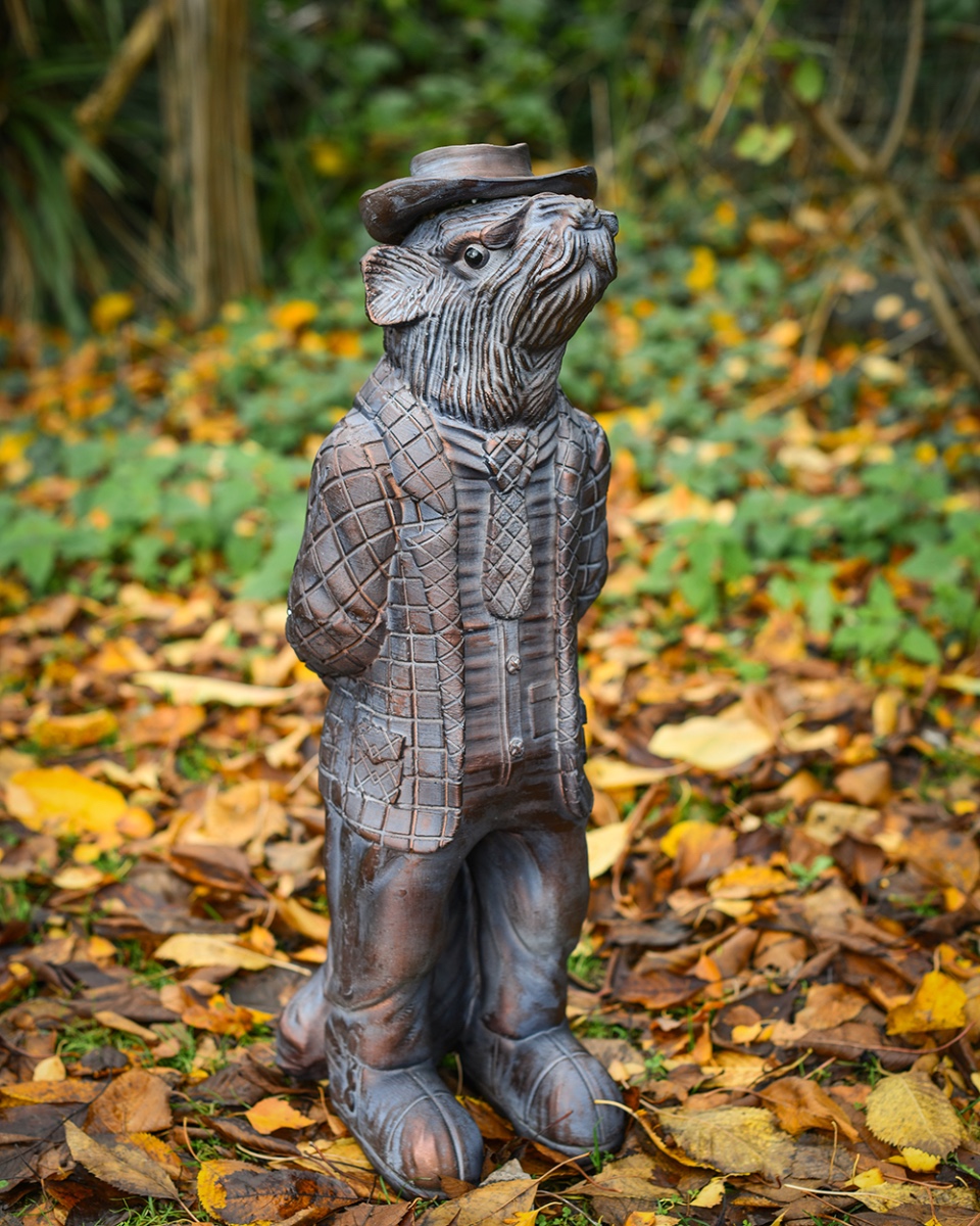 Bronze & Verdigris 'Mr Badger' Resin…
