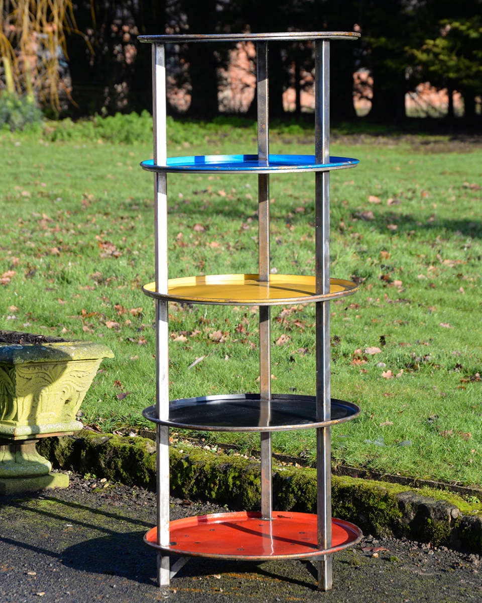 'Helix' Recycled Oil Drum Shelving U…