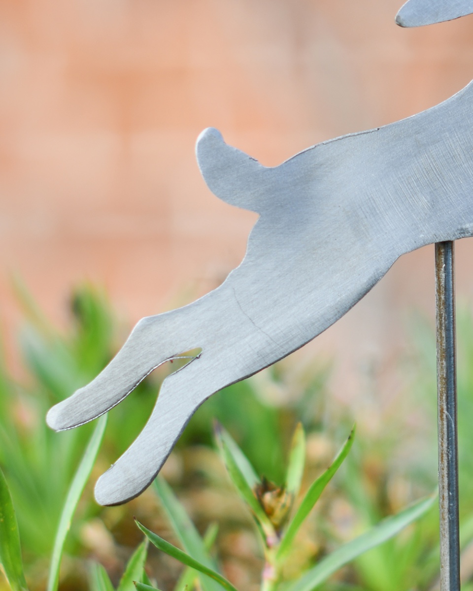 Leaping Hare Decorative Plant Pot Spike - Pack Of Two Legs
