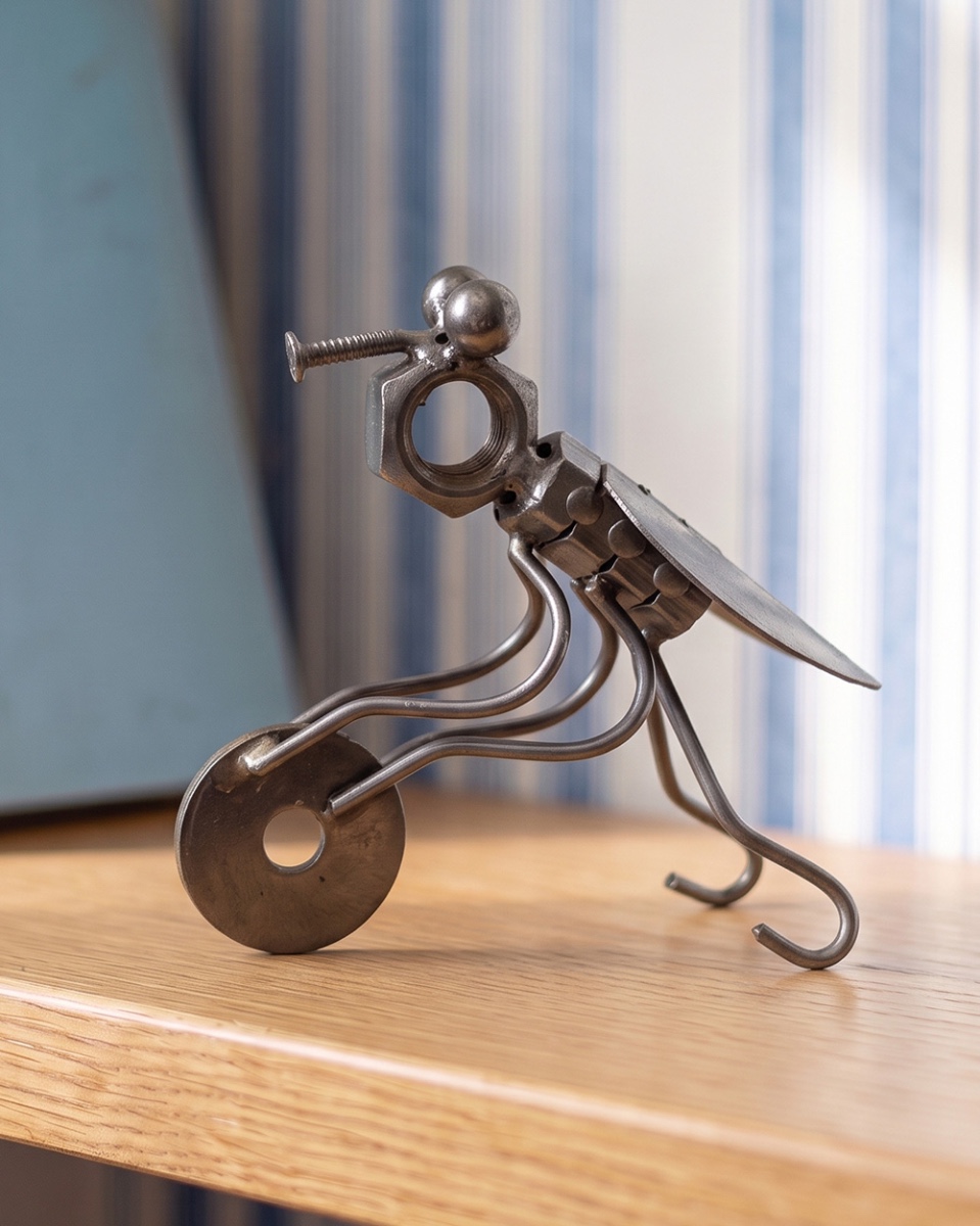 'Balanced Buzz' Handmade Metal Art Sculpture