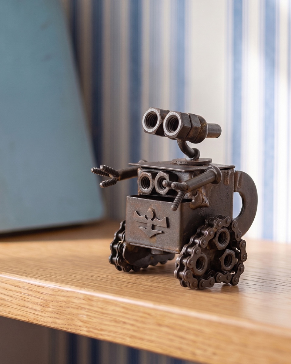 The Earth Robot Handmade Metal Art S…