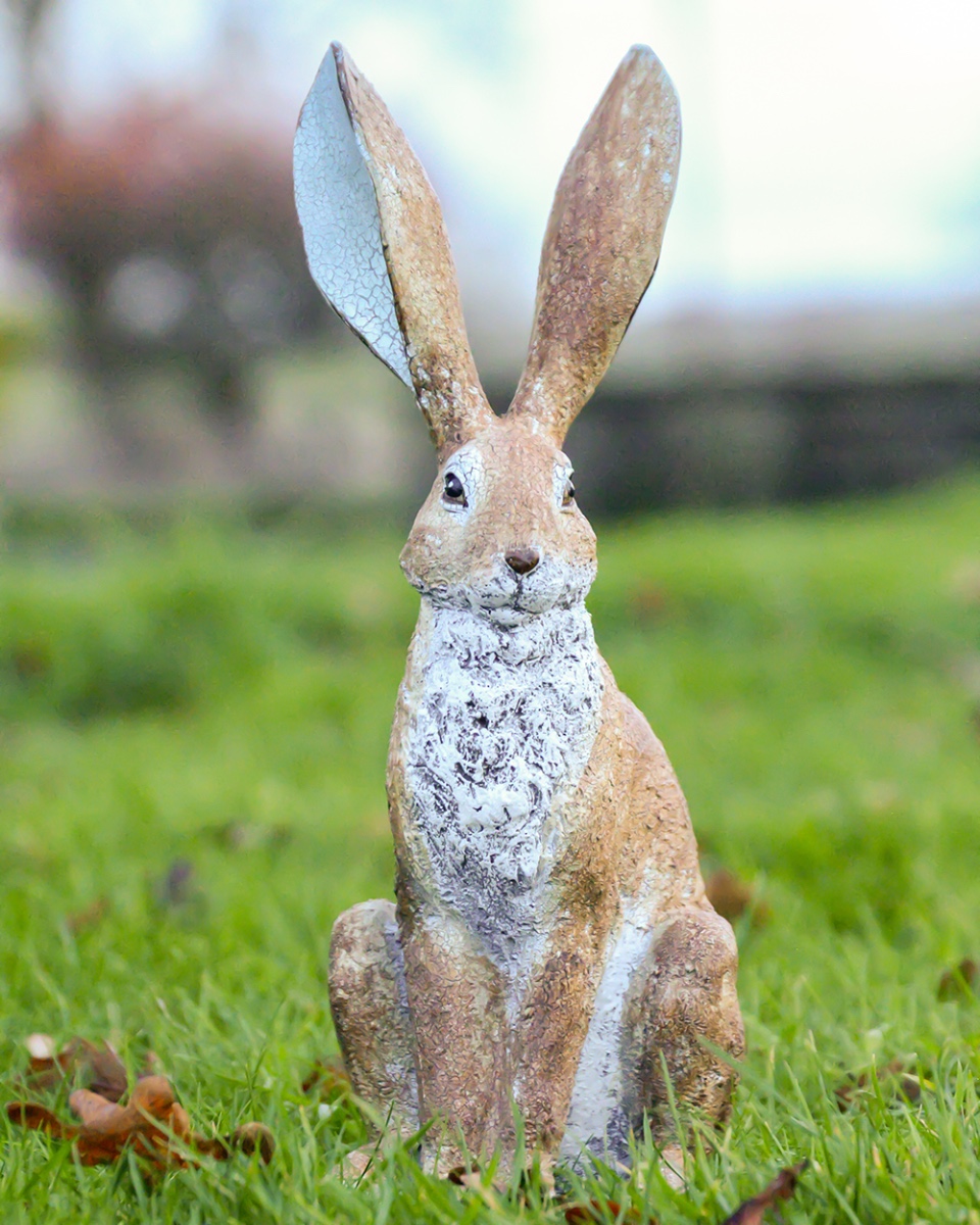 Resin 'Swift' The Rabbit Garden Sculpture - 31cm