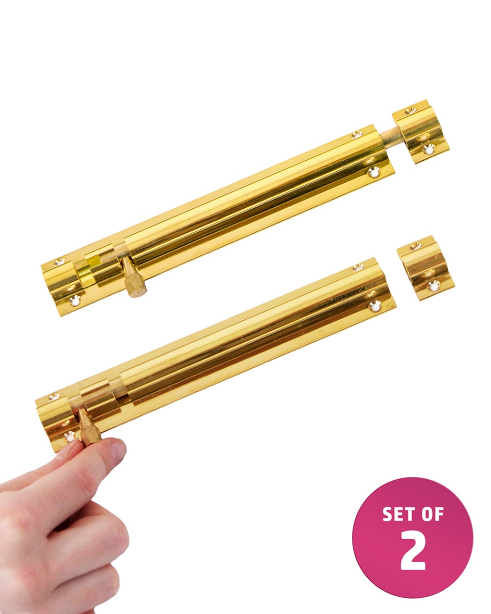 Traditional Polished Brass Door Bolt…