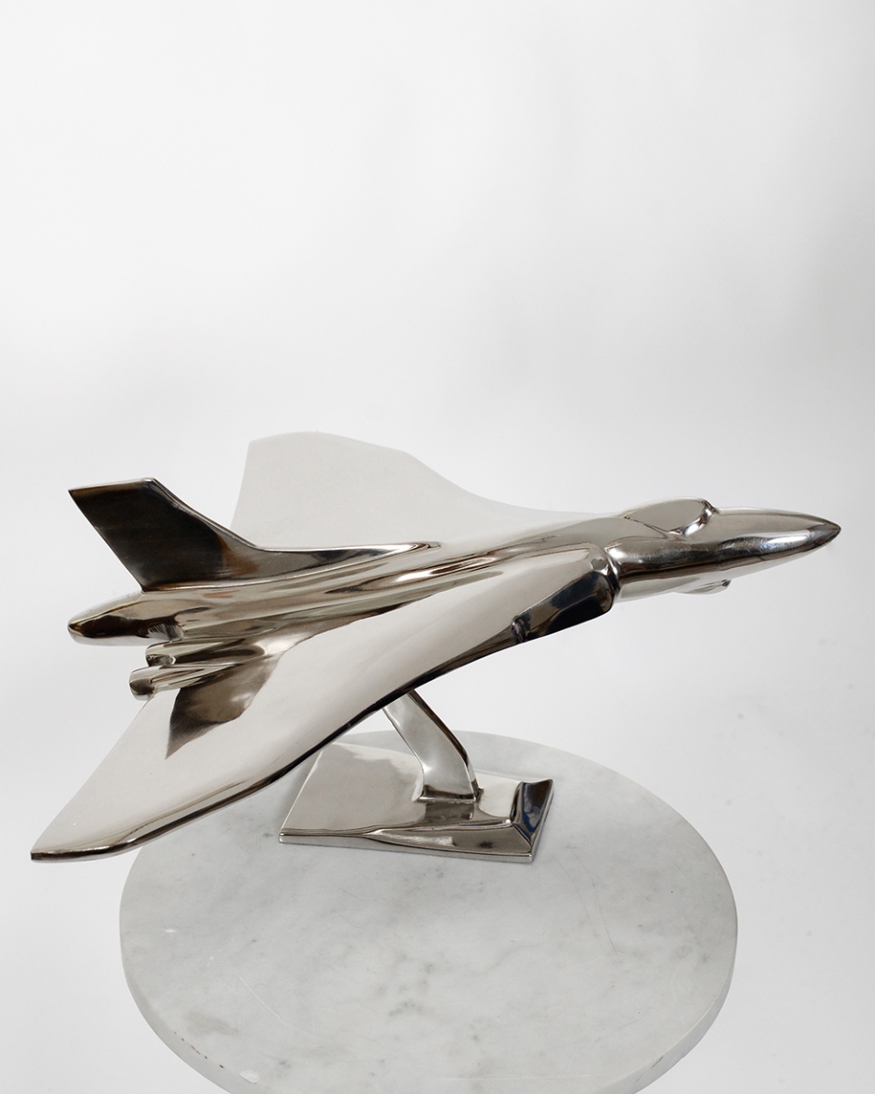 'Vulcan Military Aircraft' Nickel Plated Home Ornament