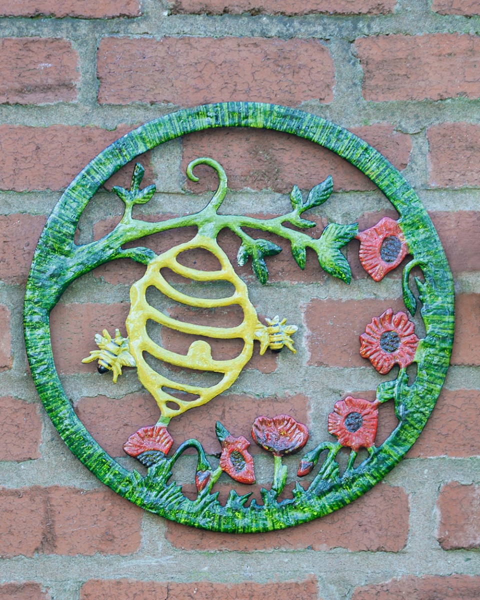 'Golden Hive' Decorative Garden Wall…