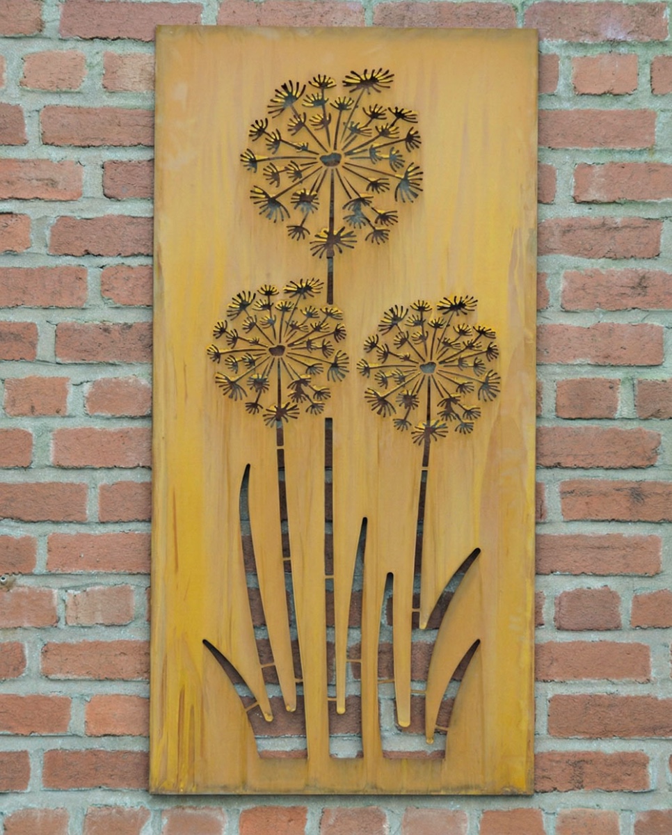 Rustic Dandelion Garden Wall Art