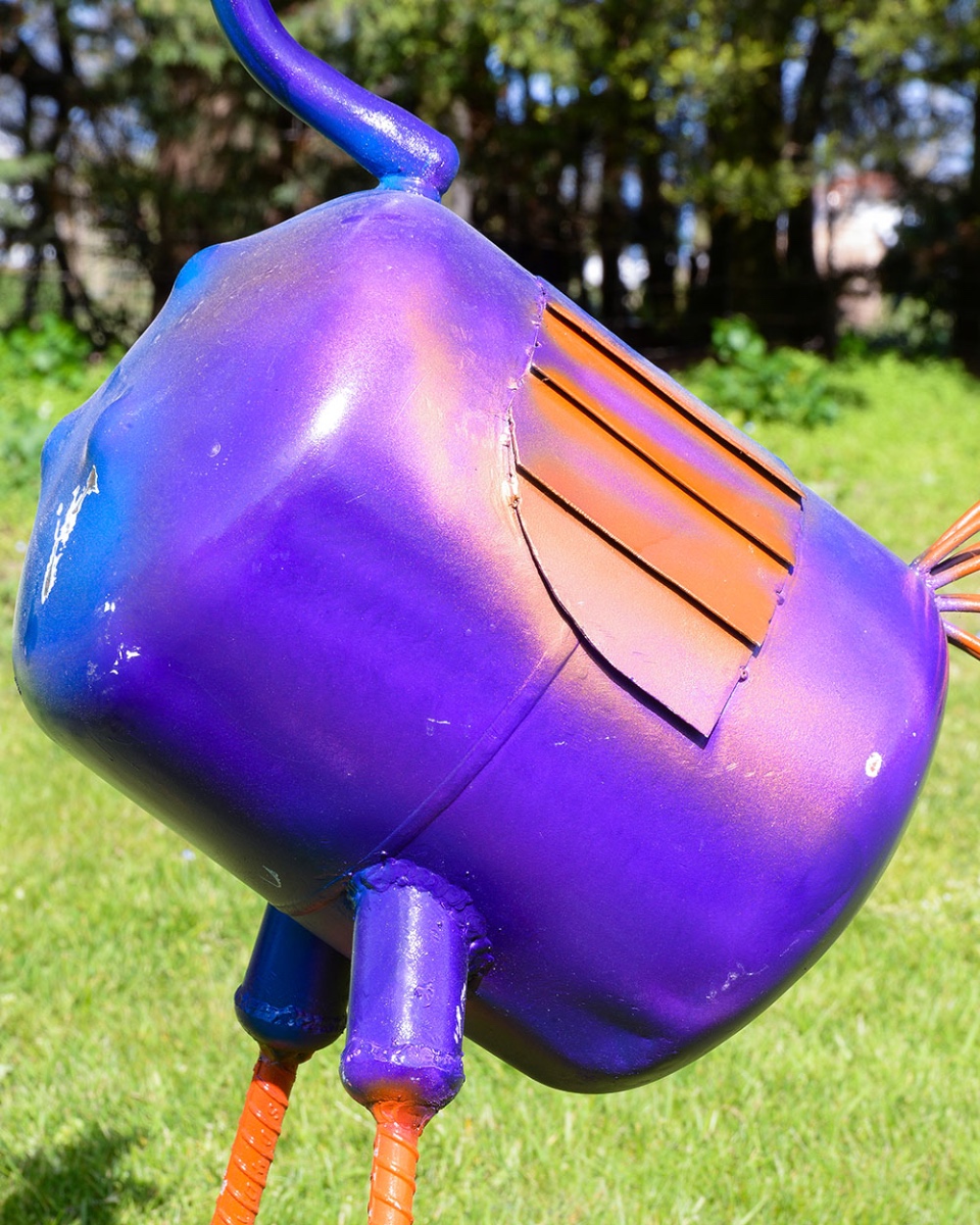 Scrap Metal 'Squawk' The Cockerel Garden Sculpture Body