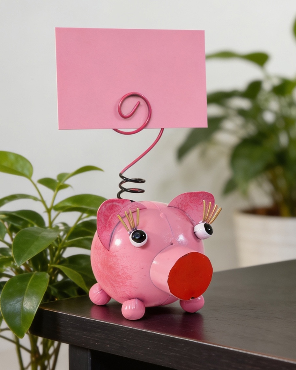 'Hamlet' The Card Holder Pig Ornament