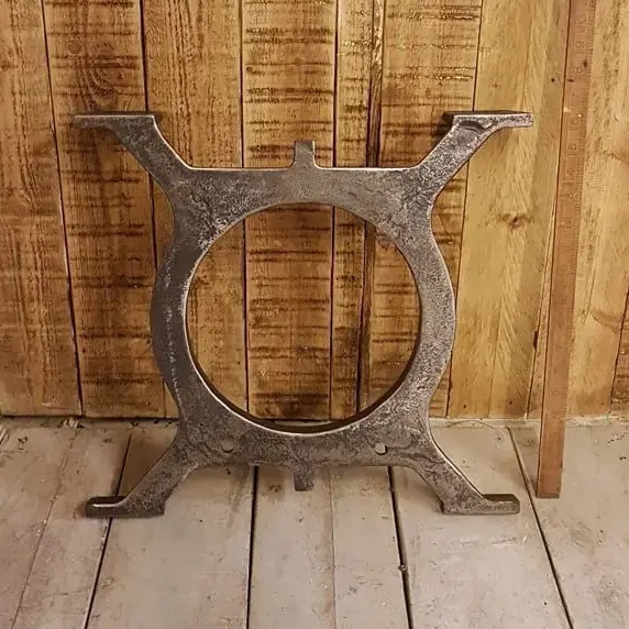 Ornate Iron Coffee Table End Frame -…