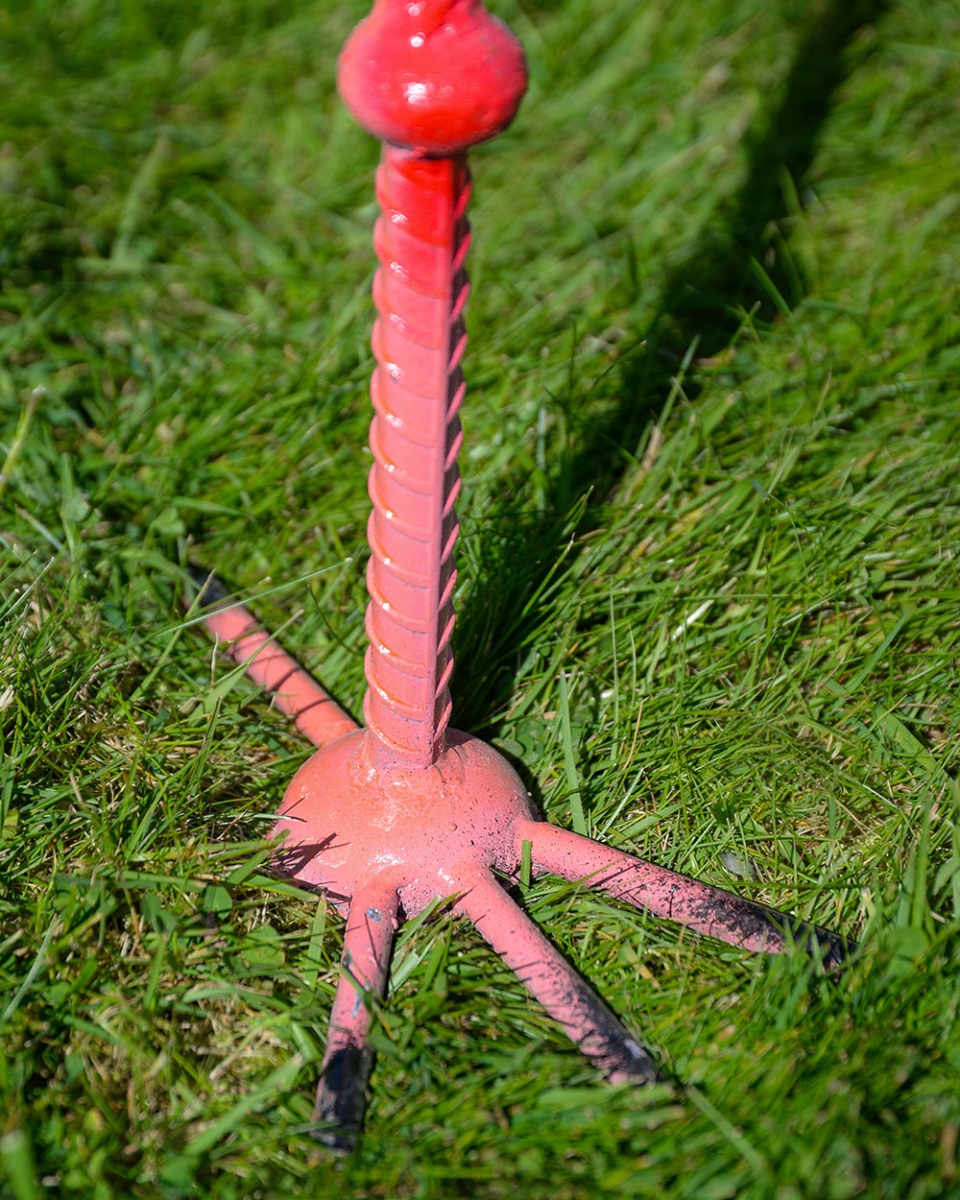 Scrap Metal 'Squawk' The Cockerel Garden Sculpture Foot