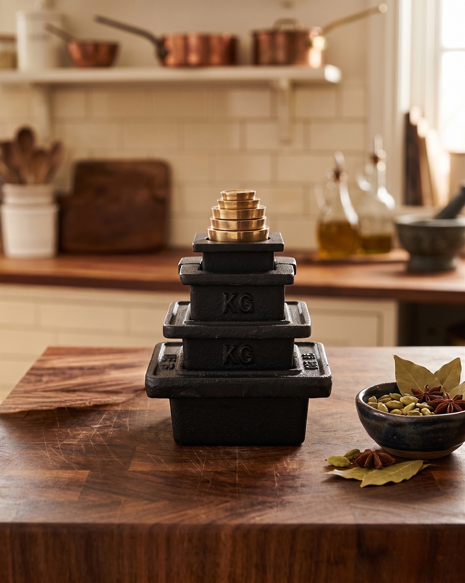 Cast Iron & Brass Metric Weights