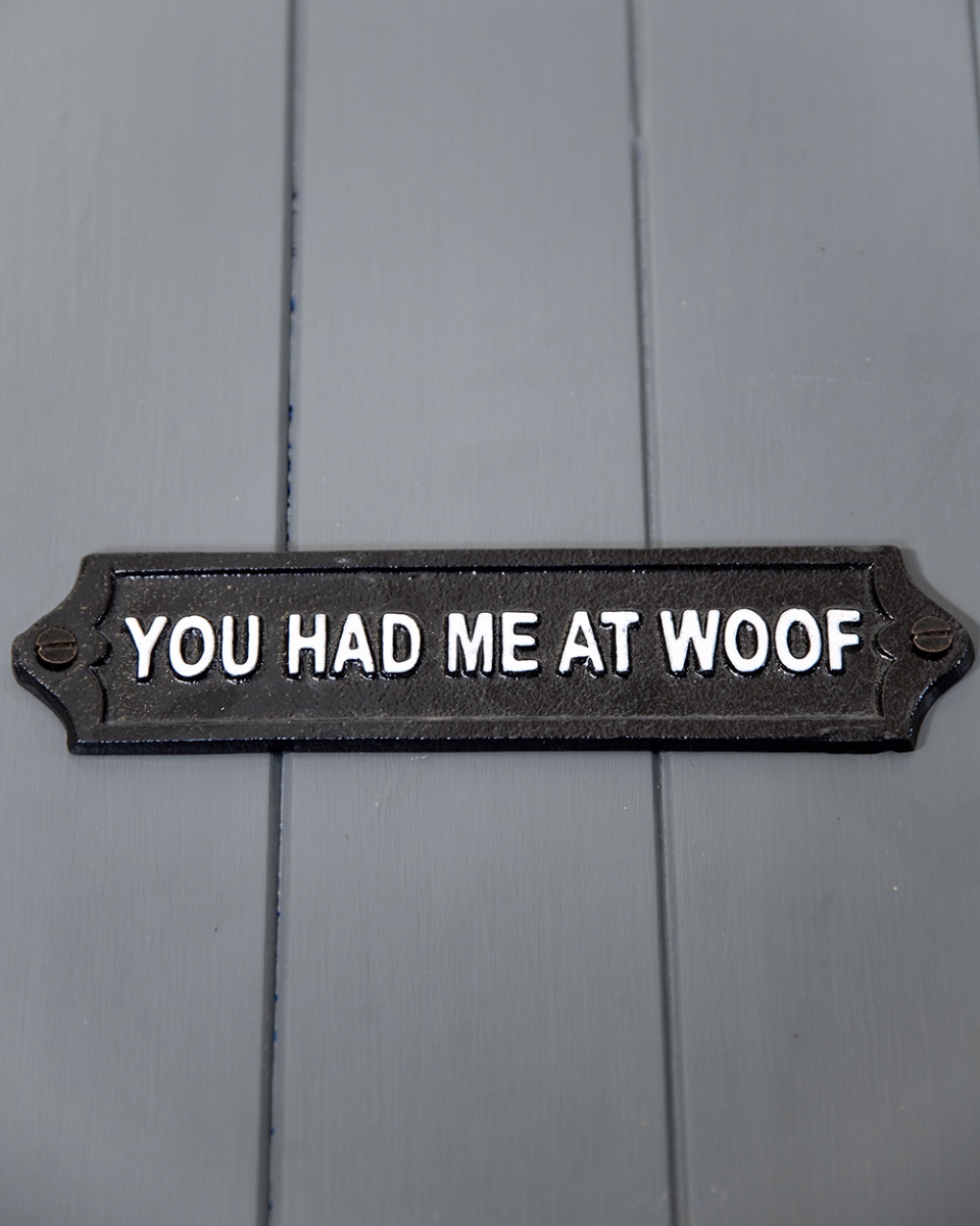 Cast Iron 'Had Me At Woof' Humour Si…