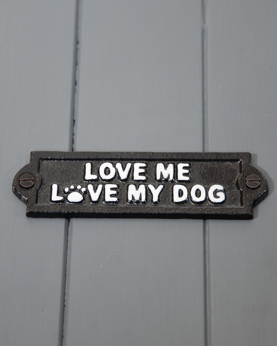 Cast Iron 'Love Me Love My Dog' Humo…