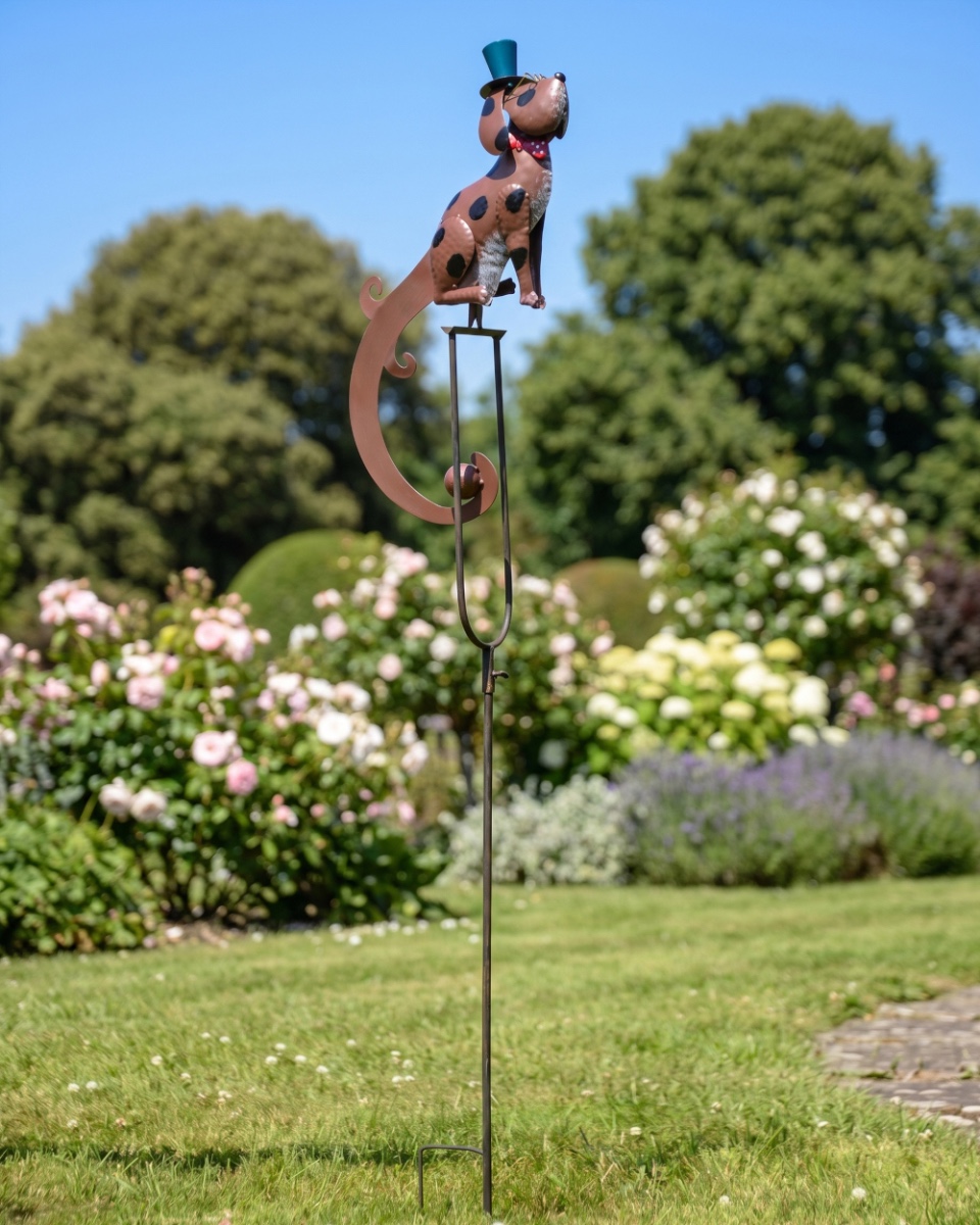 'Professor Paws' Rocker Garden Spike