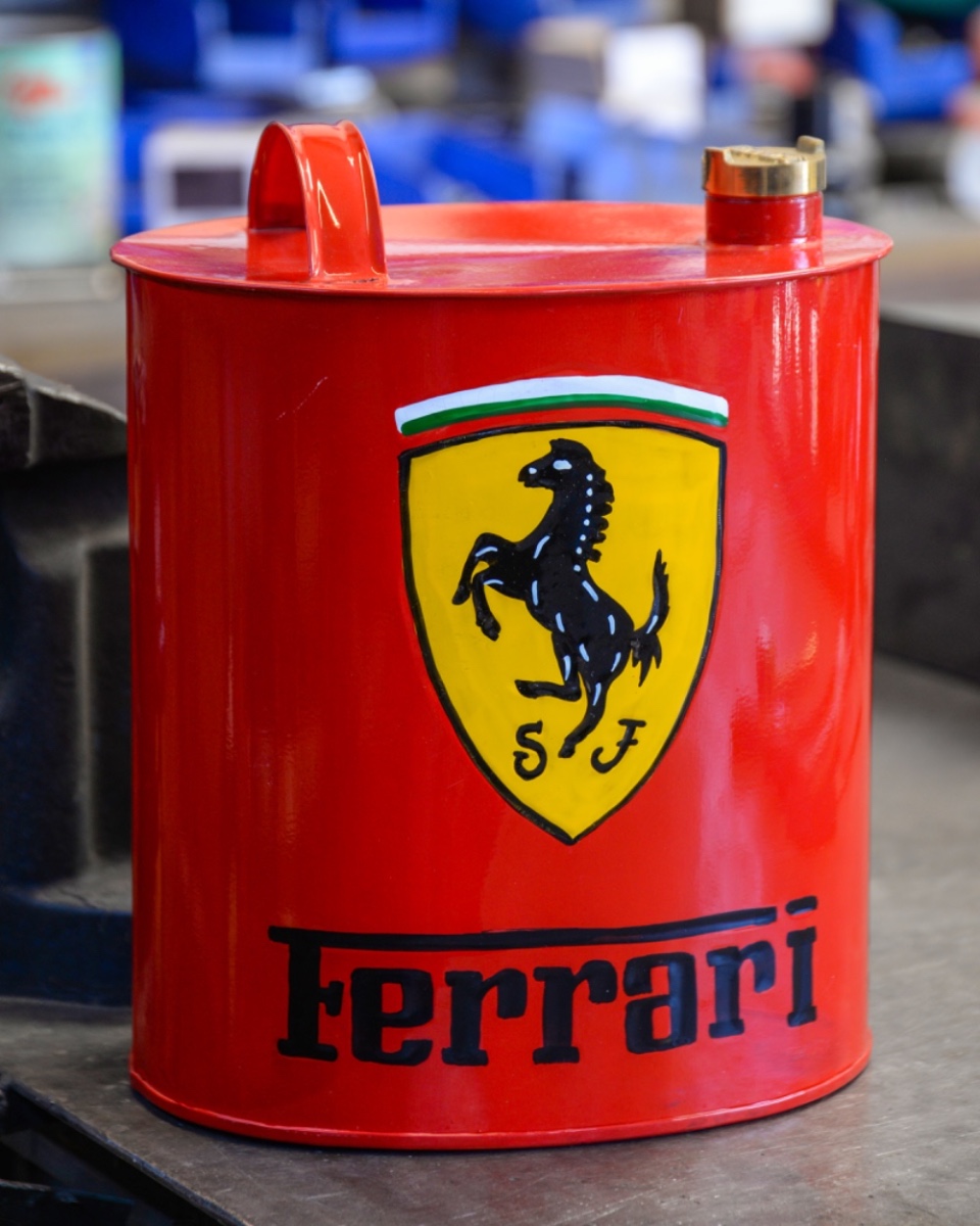 Vintage 'Ferrari' Decorative Fuel Can