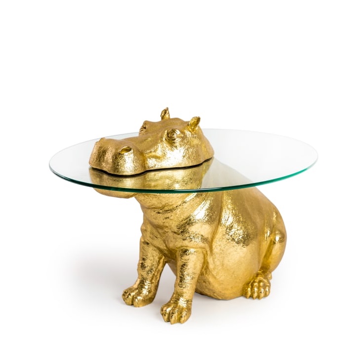 Gilded Hippo Coffee Table