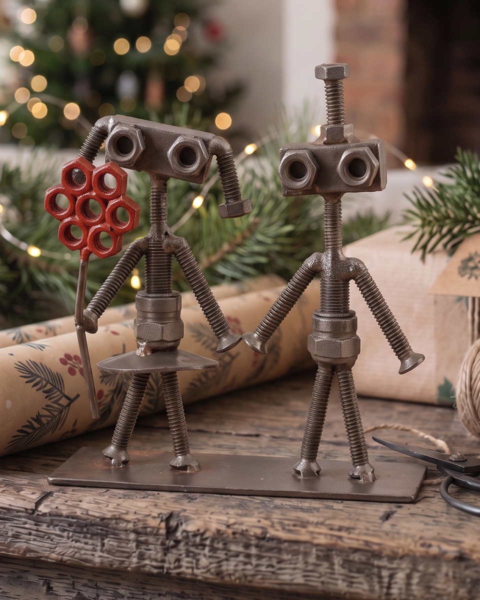 'Bolted Together' Handmade Metal Art…