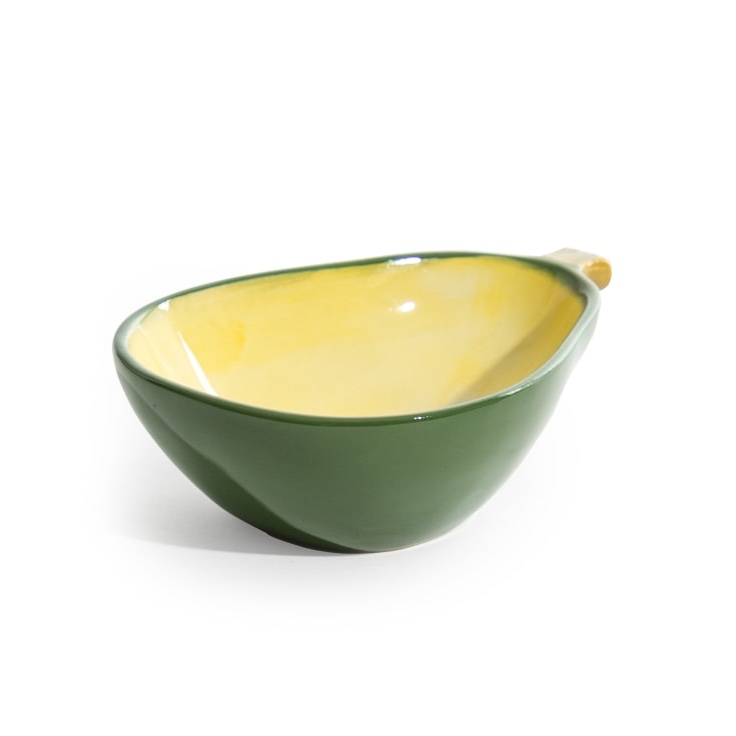 Ceramic Avocado Serving Bowl