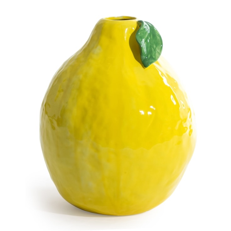 Decorative Ceramic Lemon Vase