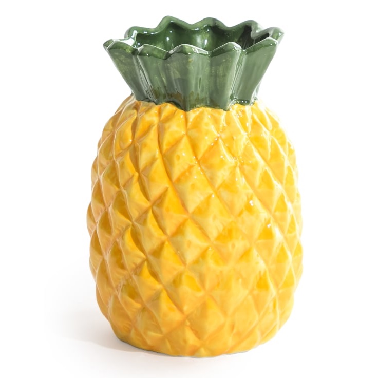 Decorative Ceramic Pineapple Vase