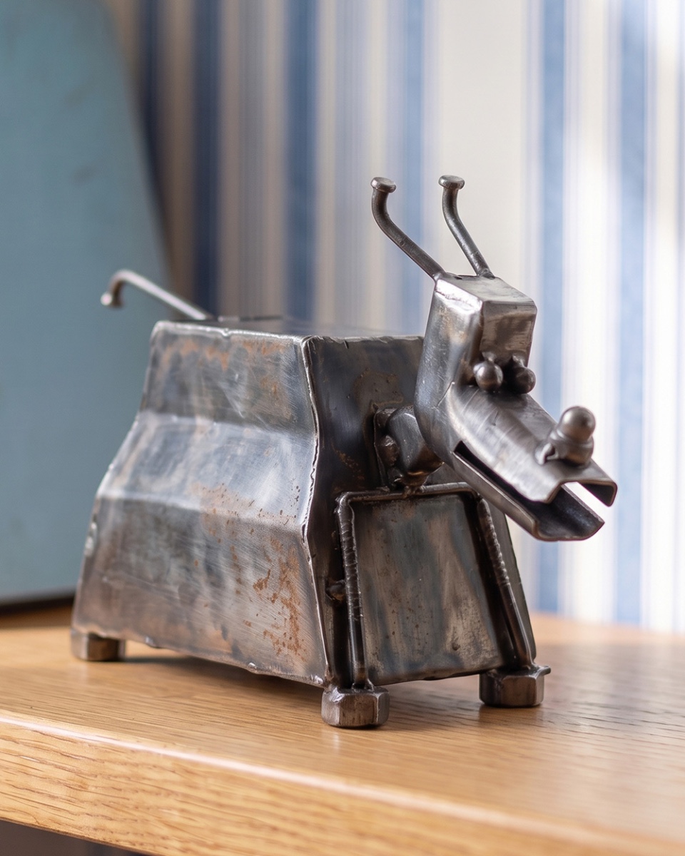 Doctors Robot Dog Handmade Metal Art…
