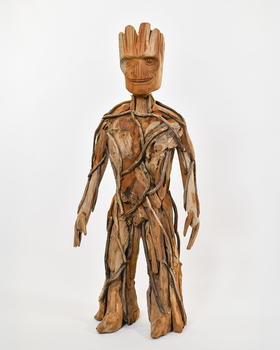 Teak Driftwood 'Baby Root' Sculpture…