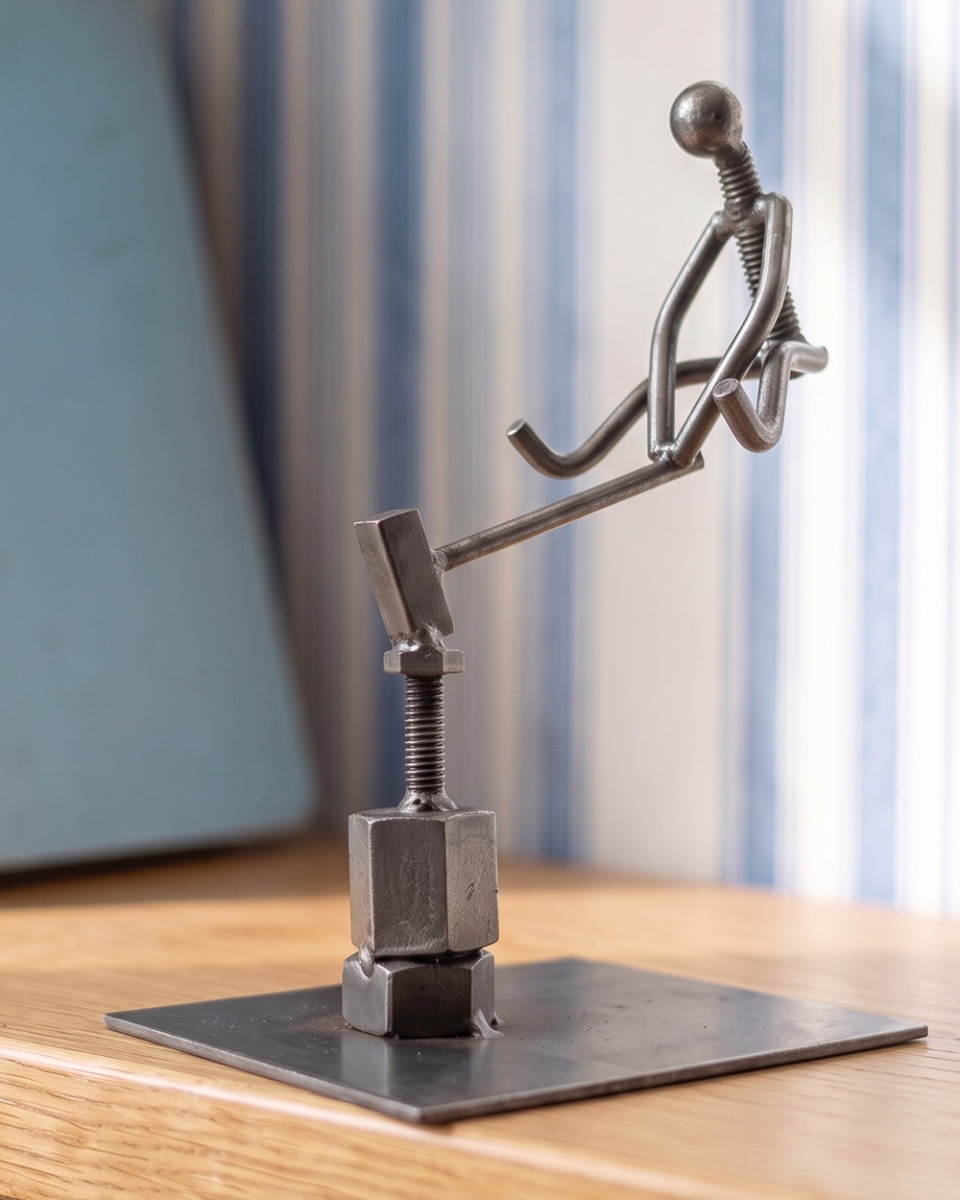 'Cog' The Builder Handmade Metal Art…