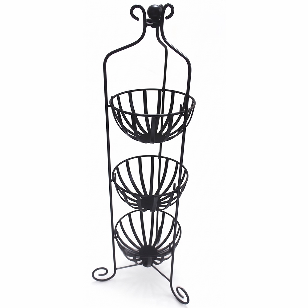 Vintage Black Wrought Iron Vegetable…